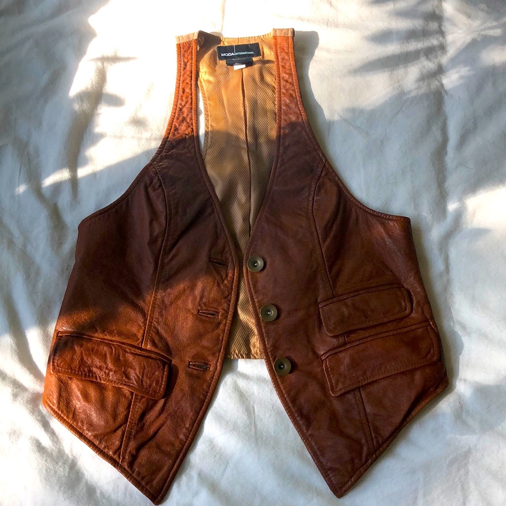 MODA Int’l Leather Vest